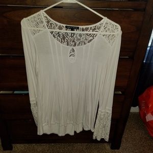 White lace top